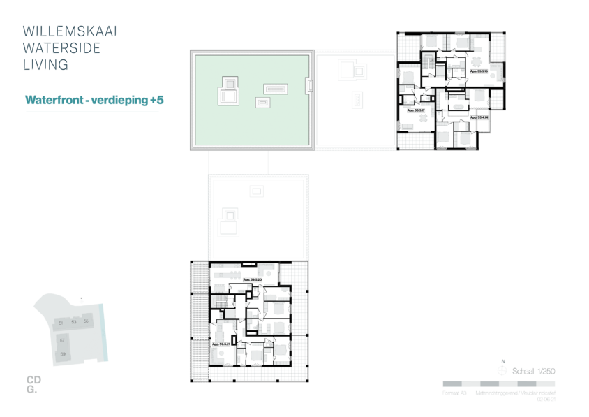 Verdieping 5 Waterfront -51-53-55-57-59