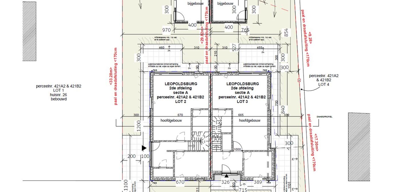 Rustig gelegen bouwperceel met vergunde plannen &ndash; onmiddellijk bouwklaar

Bij ImmoFusion 7/7 &ldquo;open huis&rdquo;: klik op onze 3D-TOUR en ervaar vastgoed alsof je er zelf doorloopt!

In de Vloosstraat te Leopoldsburg vinden we deze bouwgrond voor halfopen b