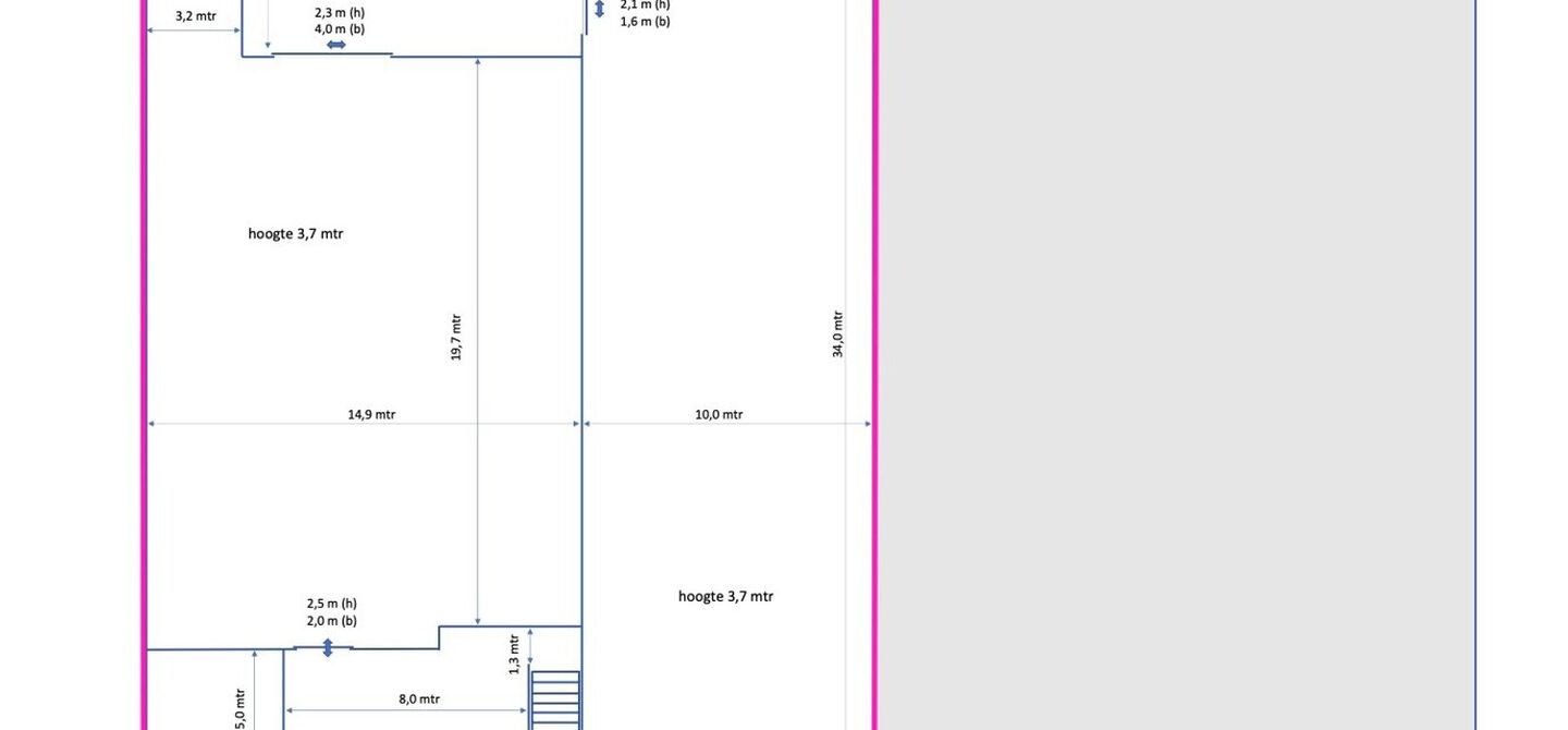 Gebouw voor gemengd gebruik te huur in Maasmechelen