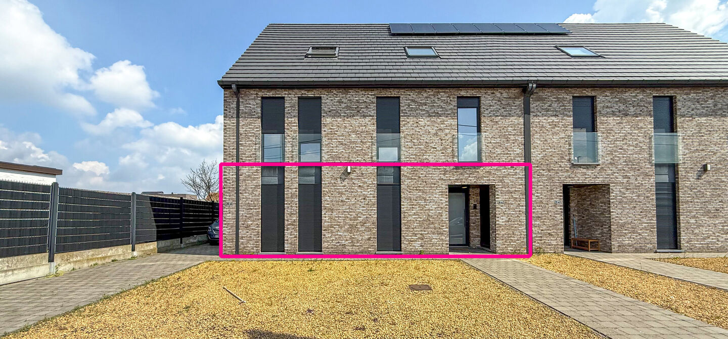 Gelijkvloerse verd. + tuin te koop in Beringen